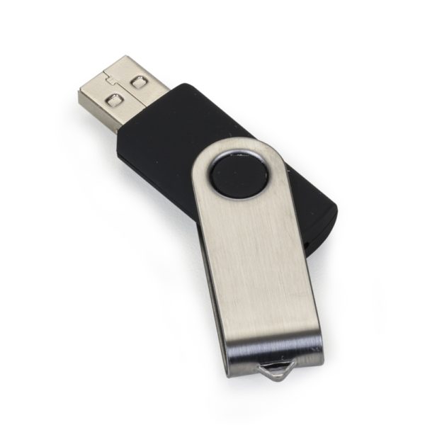Pen Drive Giratório Metálico 32GB - Image 3