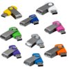 Pen Drive Giratório Metálico 8GB