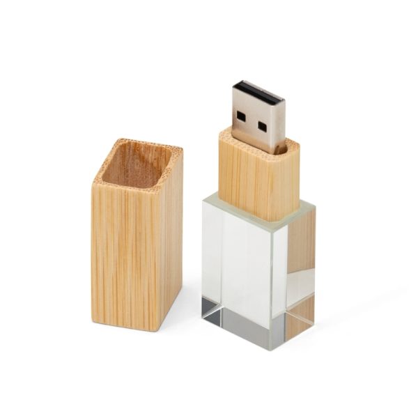 Pen Drive Cristal Bambú 4GB