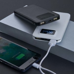 Power Bank PLÁSTICO com Indicador Digital