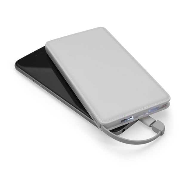 Power Bank PLÁSTICO Slim com Indicador Led - Image 7