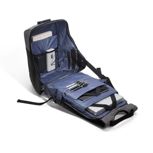 Mochila de Poliester Anti-Furto USB com Segredo - Image 7