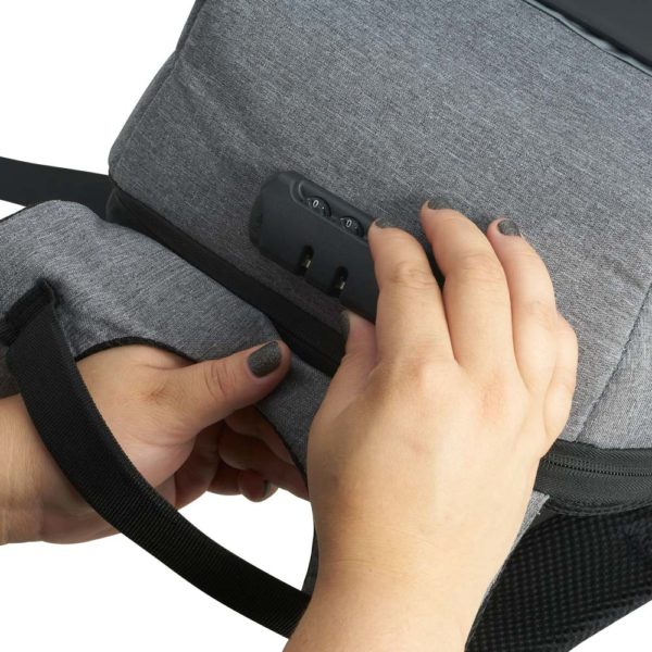 Mochila de Poliester Anti-Furto USB com Segredo - Image 9