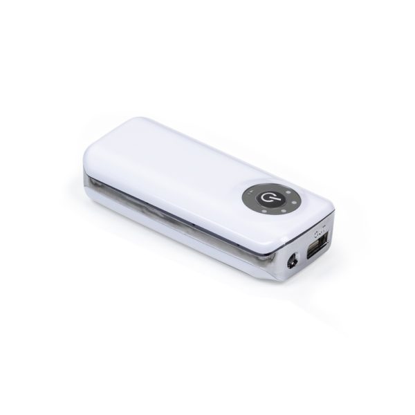 Power Bank PLÁSTICO com Indicador Led e Lanterna - Image 2