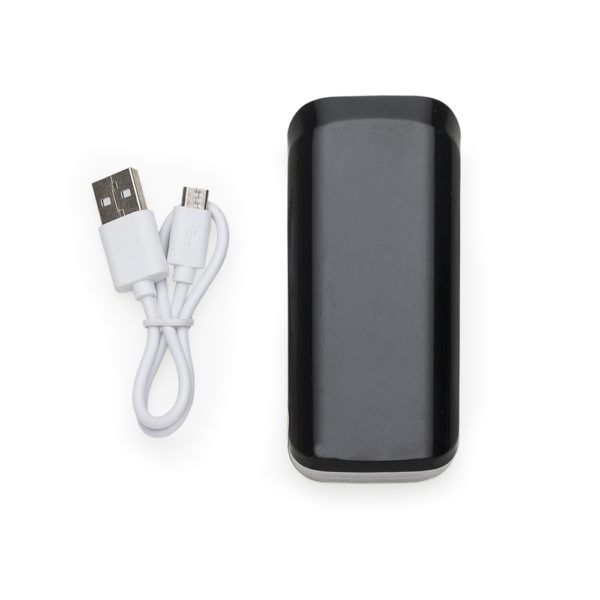 Power Bank PLÁSTICO com Indicador Led e Lanterna - Image 5