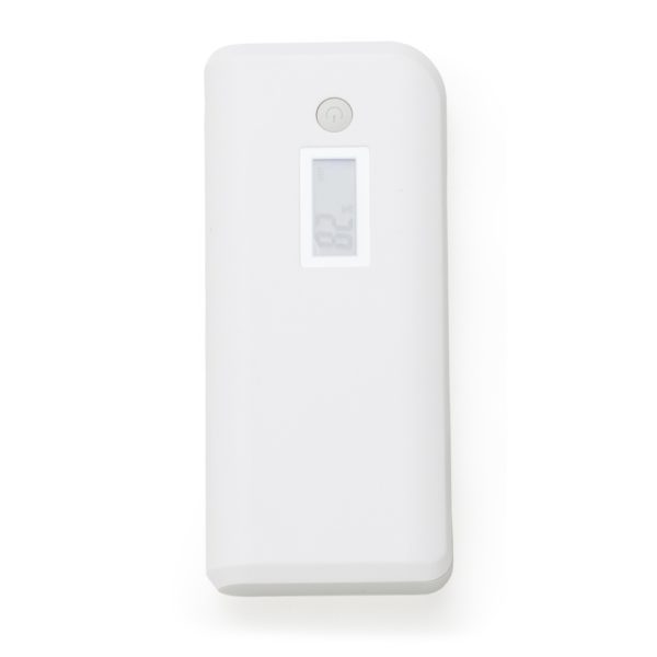 Powerbank PLÁSTICO com Indicador Digital e Lanterna