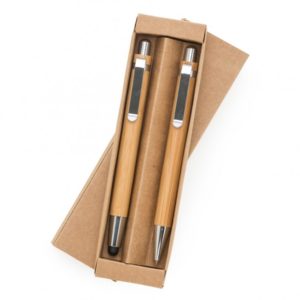 Kit Ecológico Caneta e Lapiseira Bambú