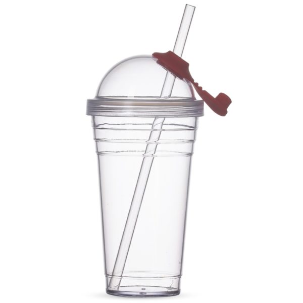 Copo PLÁSTICO 480ml com Canudo - Image 3