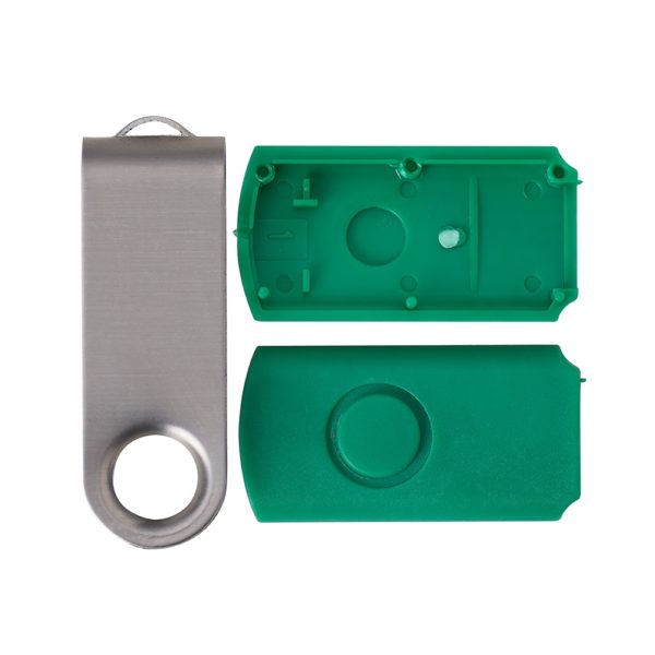 Carcaça Pen Drive Giratório Escovado - Image 3