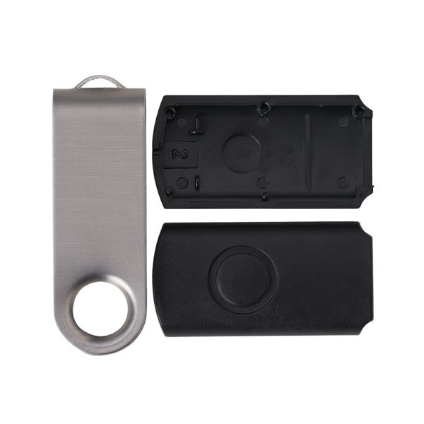 Carcaça Pen Drive Giratório Escovado - Image 10