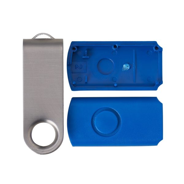 Carcaça Pen Drive Giratório Escovado - Image 8
