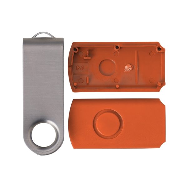 Carcaça Pen Drive Giratório Escovado - Image 7