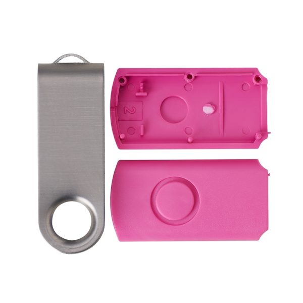 Carcaça Pen Drive Giratório Escovado - Image 4
