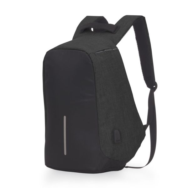 Mochila Poliester Anti-Furto USB - Image 2
