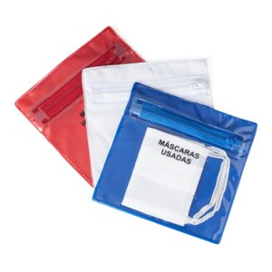 Envelope PLÁSTICO Duplo para Máscaras