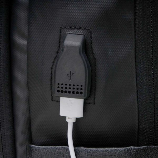 Mochila Couro Sintético USB 20 Litros - Image 7