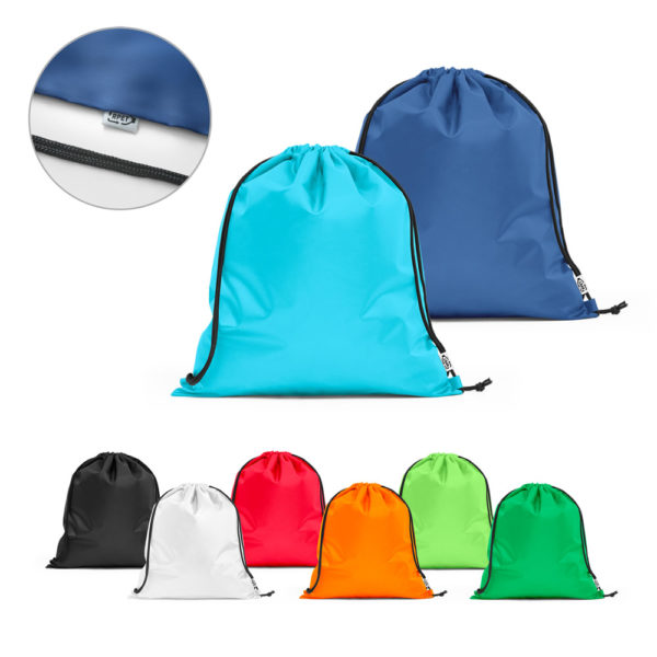 Sacola tipo mochila em Rpet PEMBA