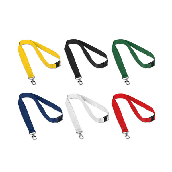 Cordão de pescoço com fecho de segurança e mosquetão VALMONT