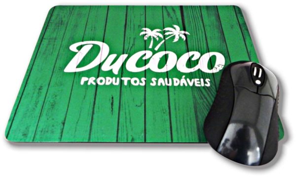 Mouse Pad 18 x 23 cm retangular ou oval