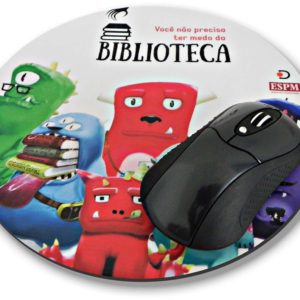 Mouse Pad 19 cm quadrado ou redondo