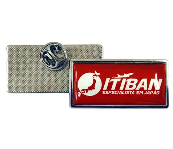Pin Resinado retangular