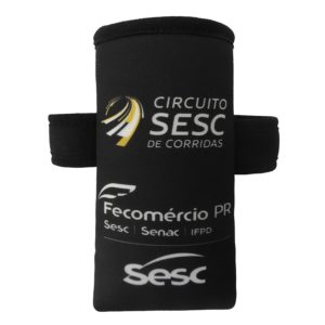 Braçadeira Promocional Viés e Velcro Personalizada