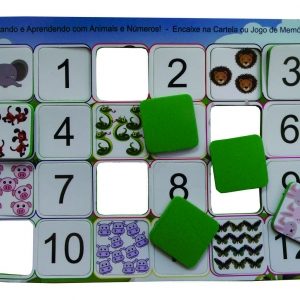 Jogo de Quantidade - Cartela