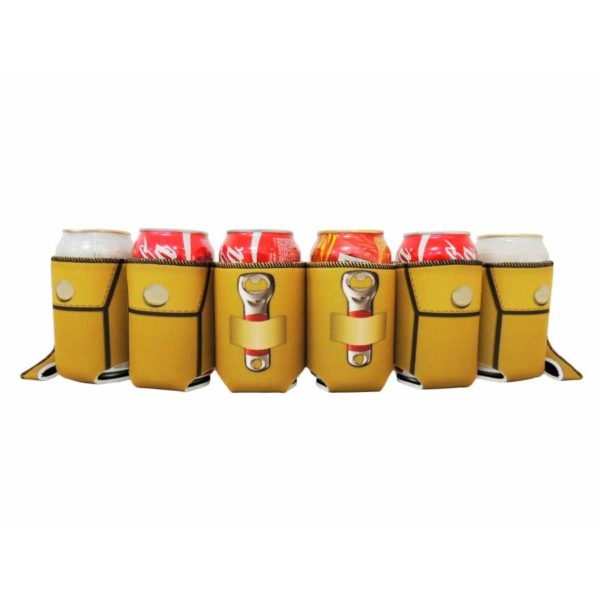 Cartucheira Cinto Porta Lata Personalizado 6 Latas
