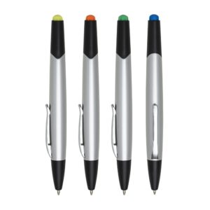 Caneta PLÁSTICO com Marca Texto