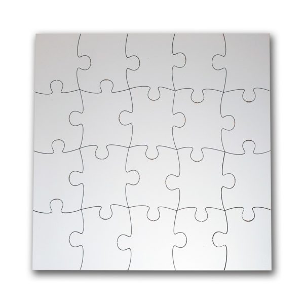 Quebra Cabeça Quadrado 20 peças MDF Ultra Brilho - Image 2