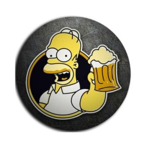 Porta Copo / Bolacha de Chopp Redondo MDF Ultra Brilho