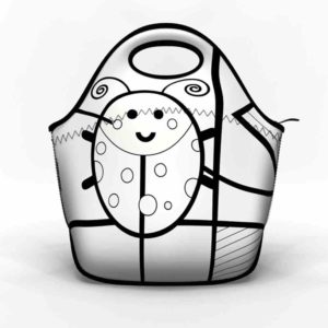 Lancheira em Neoprene para Colorir Personalizada