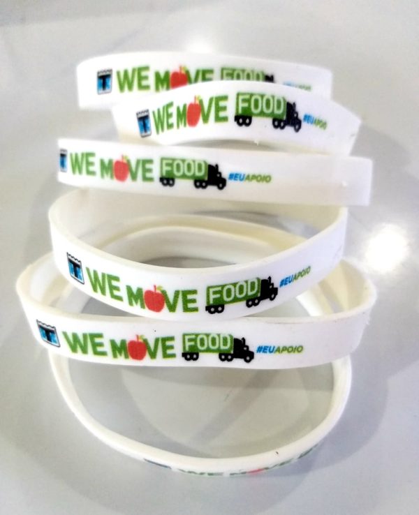 Pulseira de borracha