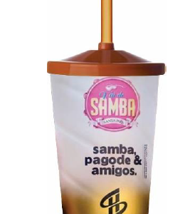 COPO LISO 550 ML COM TAMPA E CANUDO – JATEADO 2 CORES