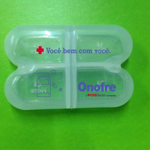 PORTA COMPRIMIDOS 4 DIVISÓRIAS
