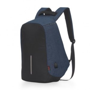 Mochila Poliester Anti Furto USB